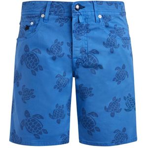 Vilebrequin, Heren, Korte broeken, Blauw, Maat: W28 Katoen,