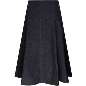 Jacquemus, Dames, Rokken, Blauw, Maat: W28 Katoen,
