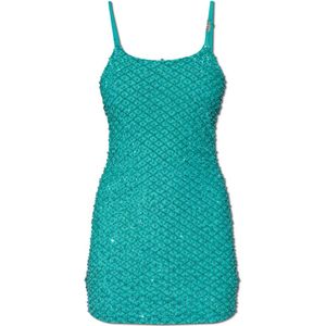 Versace Jeans Couture, Dames, Jurken, Blauw, Maat: XS