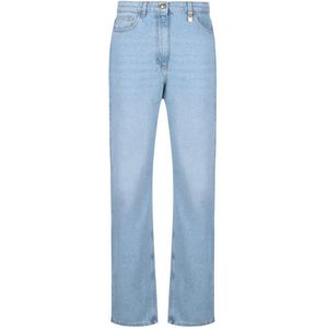 Elisabetta Franchi, Dames, Jeans, Blauw, Maat: W27 Katoen,