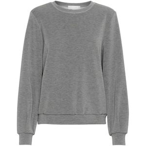 My Essential Wardrobe, Dames, Sweatshirts & Hoodies, Grijs, Maat: L Modal,