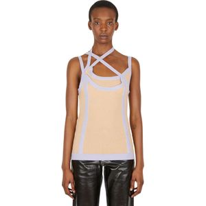 Ninamounah, Dames, Tops, Beige, Maat: M Wol,