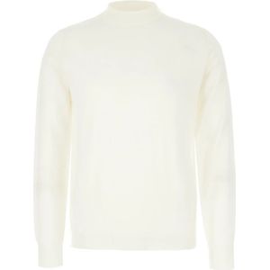 Maison Margiela, Heren, Truien, Beige, Maat: S Wol,