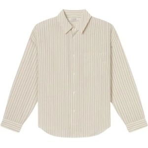 Frame, Heren, Overhemden, Bruin, Maat: S Viscose,