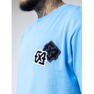 Xplct Studios, Heren, Tops, Blauw, Maat: XL Katoen,