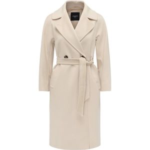 Weekend Max Mara, Dames, Mantels, Beige, Maat: S Wol,