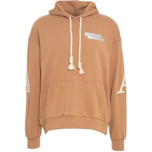 AL Ain, Heren, Sweatshirts & Hoodies, Bruin, Maat: M Katoen,