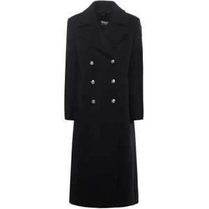 Blauer, Dames, Mantels, Zwart, Maat: S Wol,