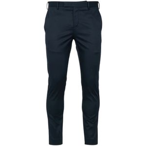 PT Torino, Heren, Broeken, Blauw, Maat: L Katoen,
