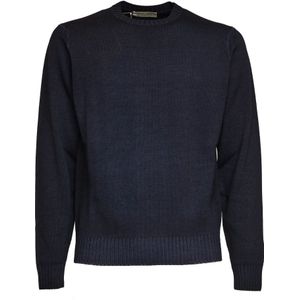 Filippo De Laurentiis, Heren, Truien, Blauw, Maat: M Wol,