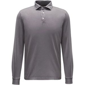 Fedeli, Heren, Tops, Grijs, Maat: 2XL Katoen,