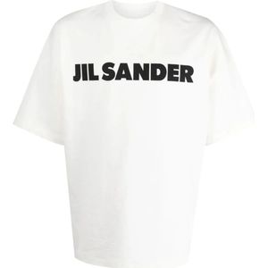 Jil Sander, Dames, Tops, Wit, Maat: M Katoen,