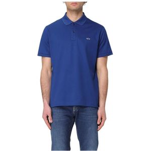 Paul & Shark, Heren, Tops, Blauw, Maat: M Katoen,