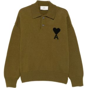 Ami Paris, Heren, Truien, Groen, Maat: M