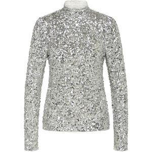 Bruuns Bazaar, Dames, Tops, Grijs, Maat: XS Leer,