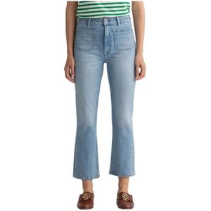 Gant, Dames, Jeans, Blauw, Maat: W30 Katoen,