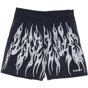 Purple Brand, Heren, Badkleding, Blauw, Maat: XL Poliester,