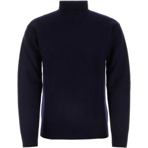 Jil Sander, Heren, Truien, Blauw, Maat: S Wol,