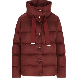 Herno, Dames, Jassen, Bruin, Maat: XS Leer,