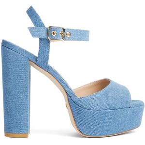 Stuart Weitzman, Dames, Schoenen, Blauw, Maat: 40 EU Denim,