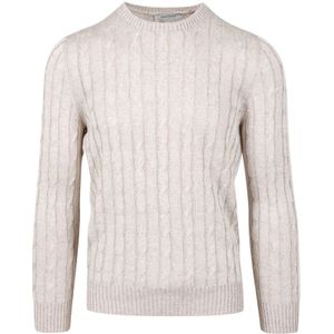 Gran Sasso, Heren, Truien, Beige, Maat: 2XL Katoen,