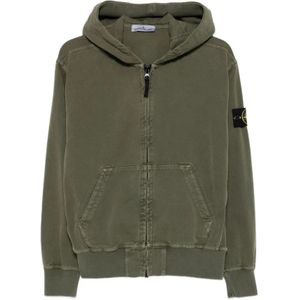 Stone Island, Heren, Sweatshirts & Hoodies, Groen, Maat: M
