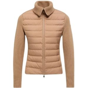 Moncler, Dames, Truien, Beige, Maat: XS Wol,