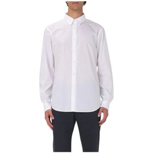 Aspesi, Heren, Overhemden, Wit, Maat: XL Katoen,