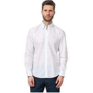 Harmont & Blaine, Heren, Overhemden, Wit, Maat: 2XL Katoen,