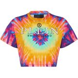 Philipp Plein, Dames, Tops, Veelkleurig, Maat: L Katoen,