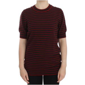 Dolce & Gabbana - Main Line Collection - Kasjmier Trui - Rood - Kortemouwig