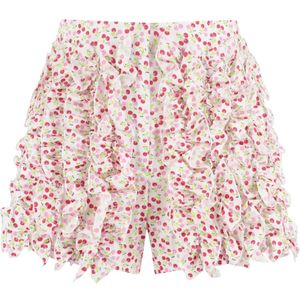 Msgm, Dames, Korte broeken, Veelkleurig, Maat: 2XS Katoen,