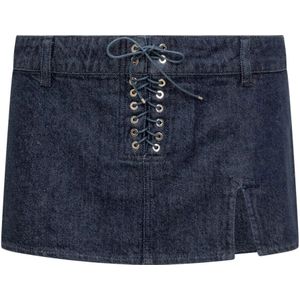 Ludovic de Saint Sernin, Dames, Rokken, Blauw, Maat: S Denim,