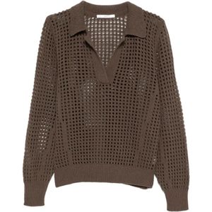 3311, Dames, Truien, Bruin, Maat: M