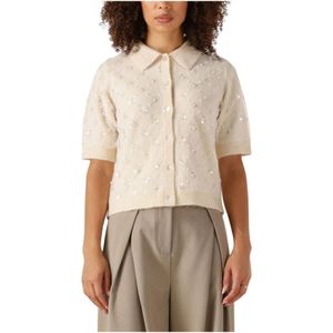 Y.a.s, Dames, Truien, Beige, Maat: S Acryl,
