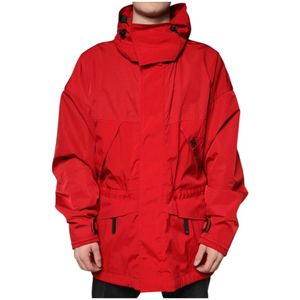 Dolce & Gabbana - Parka Jas - Rood - Nylon