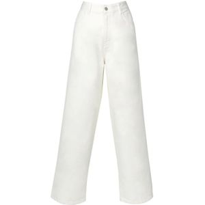 Guaja., Dames, Jeans, Wit, Maat: M L32