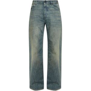 Balenciaga, Heren, Jeans, Blauw, Maat: W32 Katoen,