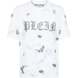 Philipp Plein, Dames, Tops, Veelkleurig, Maat: S Katoen,