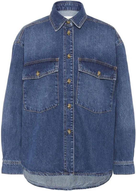 InWear, Dames, Blouses & Shirts, Blauw, Maat: S Denim,