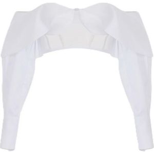 Elisabetta Franchi, Dames, Tops, Wit, Maat: XS Katoen,