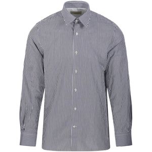 Officine Générale, Heren, Overhemden, Grijs, Maat: XL Katoen,