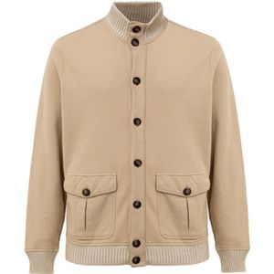 Gran Sasso, Heren, Jassen, Beige, Maat: 3XL Katoen,