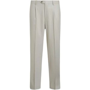 Etro, Heren, Broeken, Grijs, Maat: XL Wol,