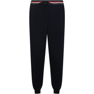 Thom Browne, Heren, Broeken, Blauw, Maat: L Wol,