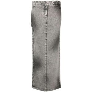 Alessandro Vigilante, Dames, Rokken, Grijs, Maat: XS Denim,