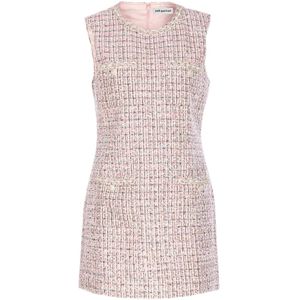 Self Portrait, Dames, Jurken, Roze, Maat: S Wol,