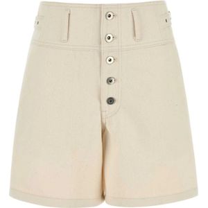 Jil Sander, Dames, Korte broeken, Beige, Maat: W25 Denim,