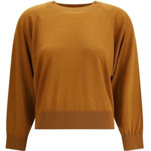 Forte Forte, Dames, Sweatshirts & Hoodies, Rood, Maat: M Wol,