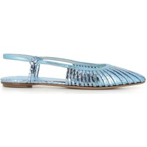 DEL Carlo, Dames, Schoenen, Blauw, Maat: 38 1/2 EU Leer,